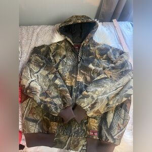 Black Duck by Walls Sz 2X Men’s Camouflage Hooded Jacket